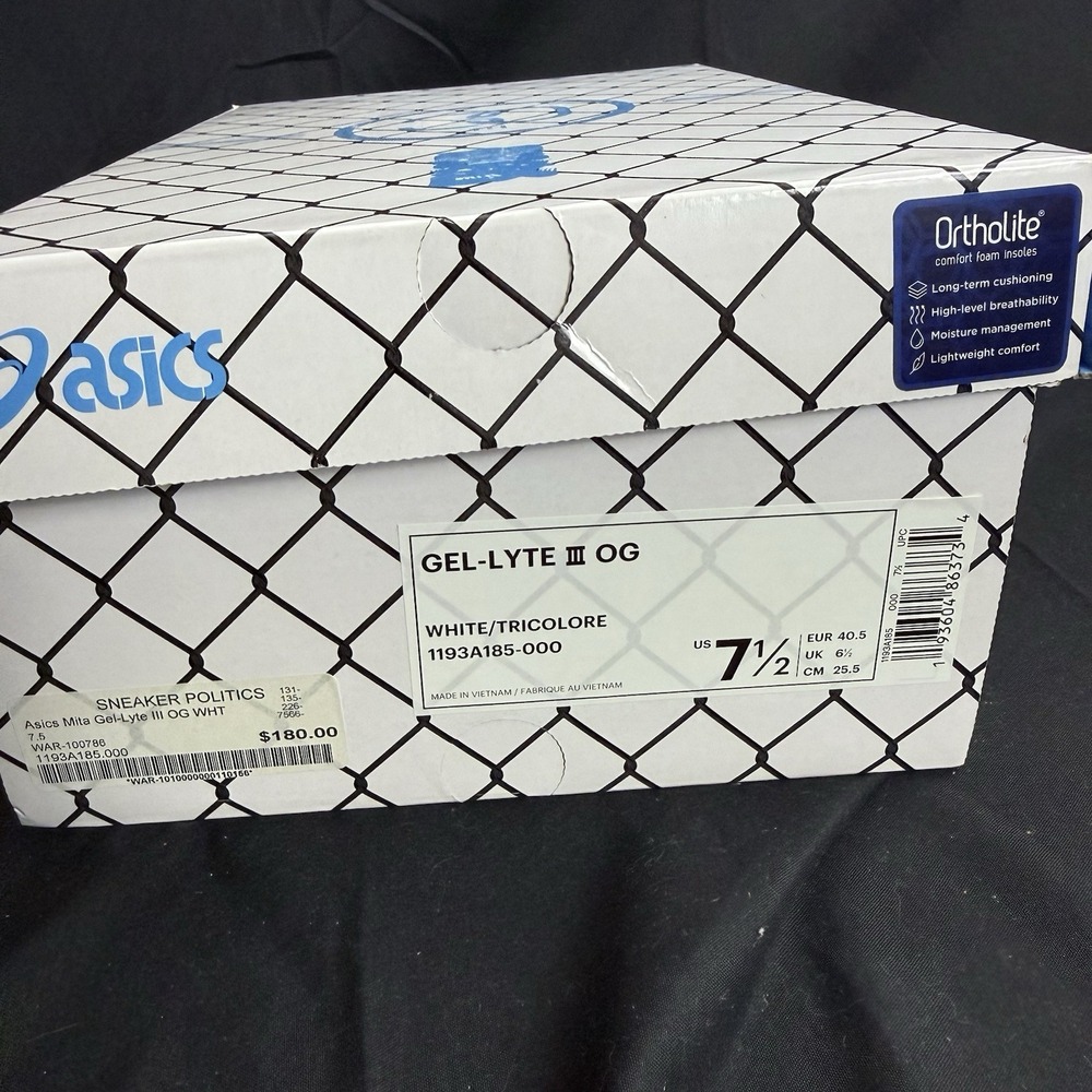 ASICS GEL-Lyte III‎ x Mita 30th Anniversary 2020 US M 7.5 1193A185-000 - Picture 15 of 16